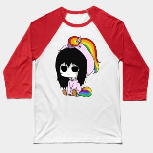 creepypasta unicorn (jane the killer) Baseball T-Shirt